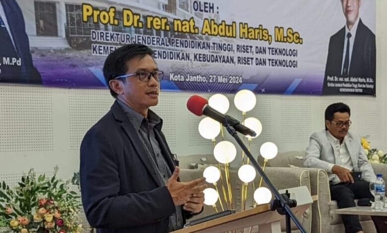Dirjen Pendidikan Tinggi, Riset dan Teknologi Kemendikbudristek Isi Kuliah Umum di ISBI Aceh